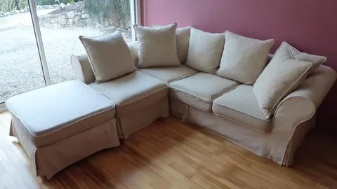 Canapé d'angle convertible et adaptable