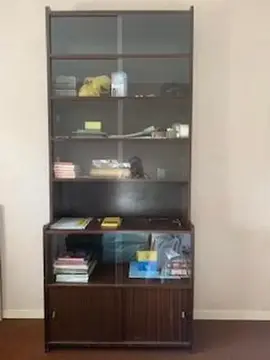 Bibliothèque vitrée