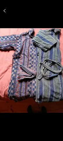 2 peignoirs homme taille M