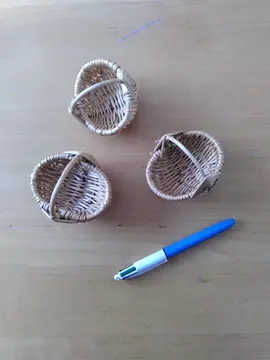 Trois mini paniers