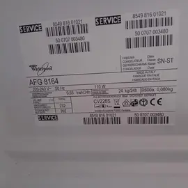 Congélateur à réparer ou pièce (fonctionne mal)