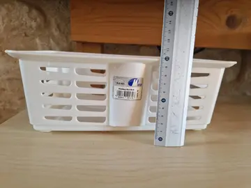 6 panières plastique