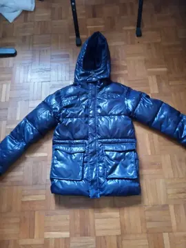 Doudoune neuve de marque Tex pour fille de couleur bleu nuit, taille 12 ans