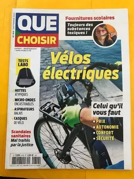 Vélos électriques Que Choisir Magazine