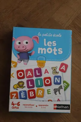 Jeu éducatif "Les mots"