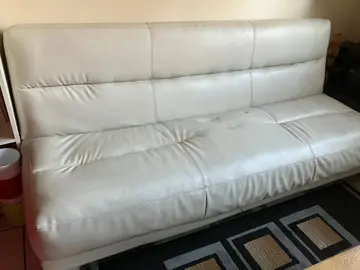 canapé convertible cuir