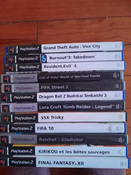 lot jeux PS2