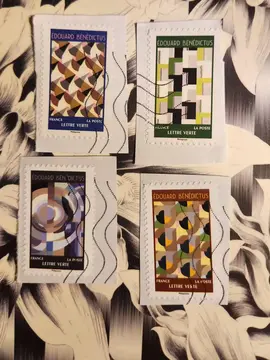 Timbres oblitérés Édouard Bénédictus