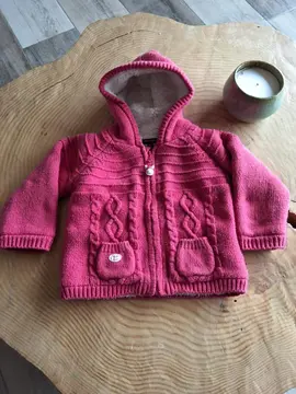 Veste chaude fille 18 mois