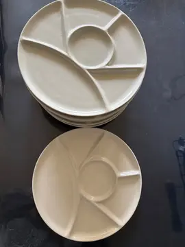 assiettes à fondue