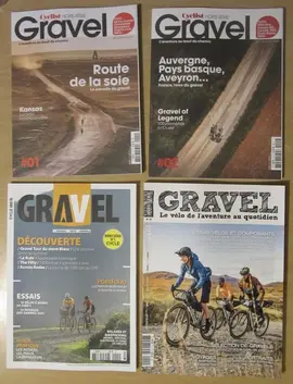 4 Magazines "Gravel" (vélo)