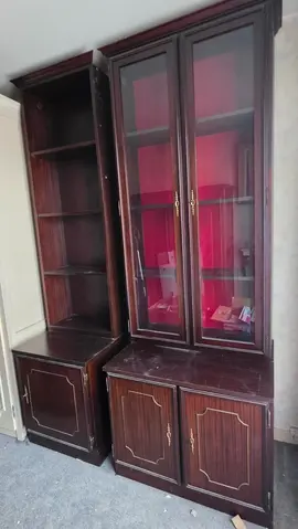 Donne ensemble de bibliothèques en bois – style classique