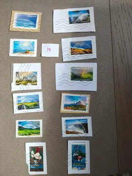 Timbres français lot M