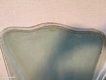 6 panneaux de Verre Anciens