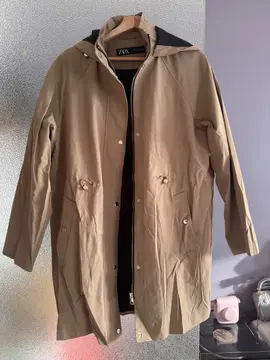 manteau zara marron