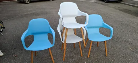 lot de 4 chaises