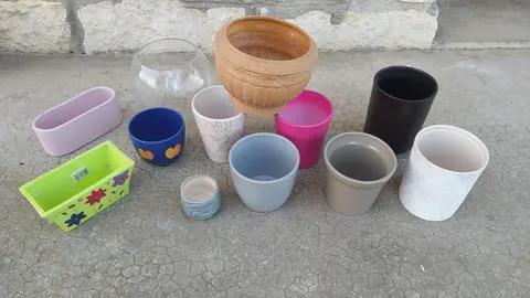 Lot de pots...caches pots fleurs