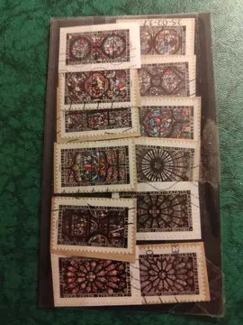 série unique timbres 2016 vitraux...