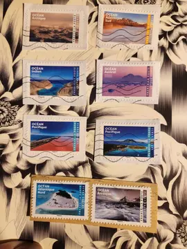 Timbres oblitérés OCEANS 🌊