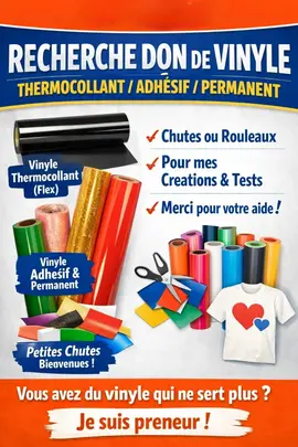 recherche don vinyle thermocollant