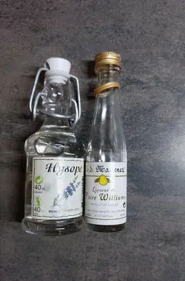 petite bouteille en verre