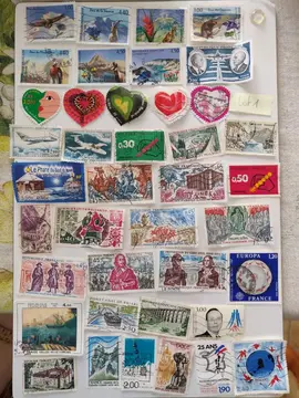 timbres en francs