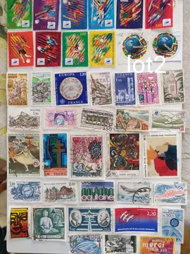 timbres en francs lot 2