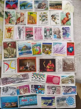timbres en francs lot 3