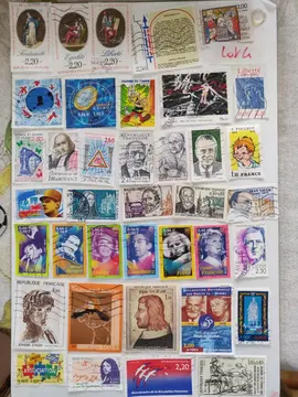 timbres en francs lot 4