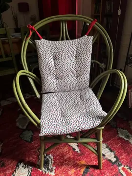 chaise de jardin en rotin