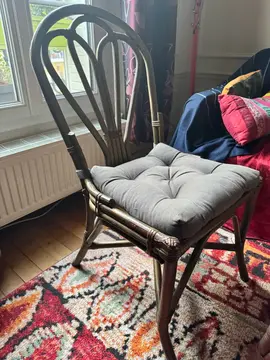 chaise de jardin en rotin