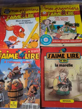 4 Revue enfants 6/7 ans. " j'aime lire" revues anciennes