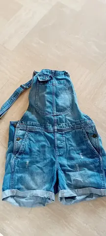 combinaison short en jean