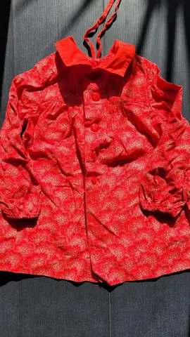 Blouse rouge 3/4 ans