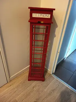 cabine téléphonique britannique range CD ou autre ou déco