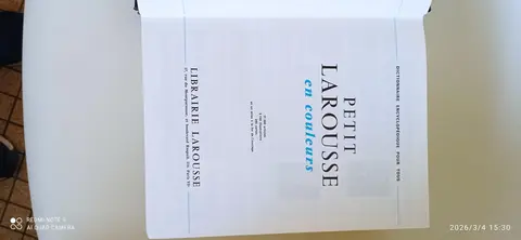 Dictionnaire Larousse 1977