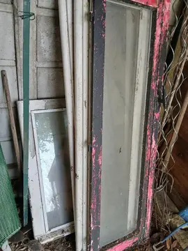 vieilles fenêtres bois - pour vitrage