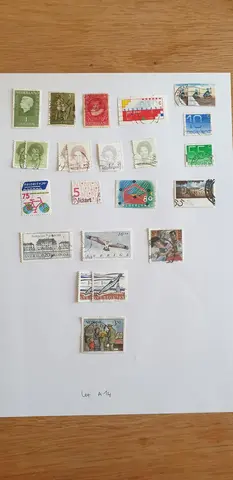 Lot A14 timbres Pays-Bas, Norvège et Suède