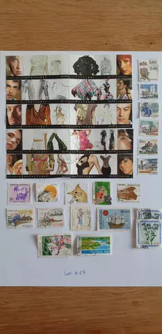 Lot A17 timbres Portugal