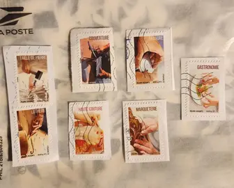Timbres oblitérés Métiers d'excellence