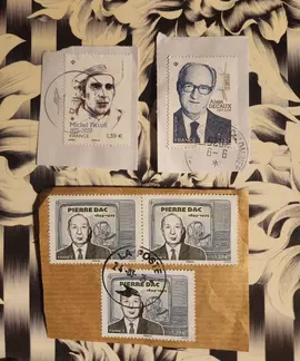 Timbres oblitérés Dac, Decaux, Piccoli