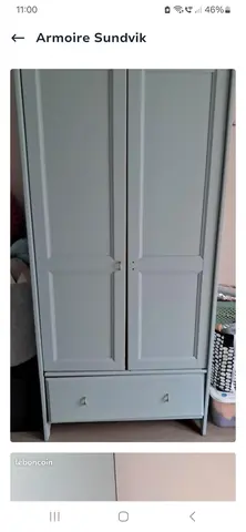 armoire ikea enfant peinte