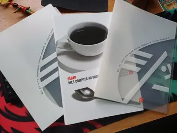 lot de 3 classeurs caisse d epargne