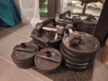 Disques et haltères