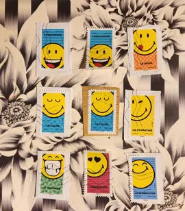 Timbres oblitérés Smileys