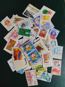 gros lot unique timbres Français