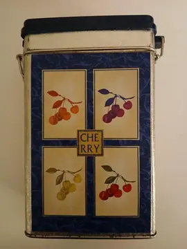 Boîte à sucre ou à café en métal