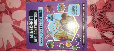 livres minecraft (3) et 1 mathématique