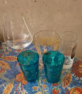 5 verres divers
