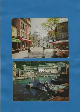 lot 2 cartes postales